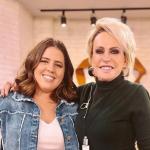 Tati Machado revela gravidez no Mais Você e Ana Maria Braga lembra susto