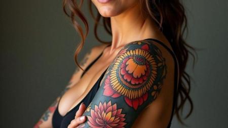 Tatuagem aquarela cores vibrantes que transformam a pele em arte