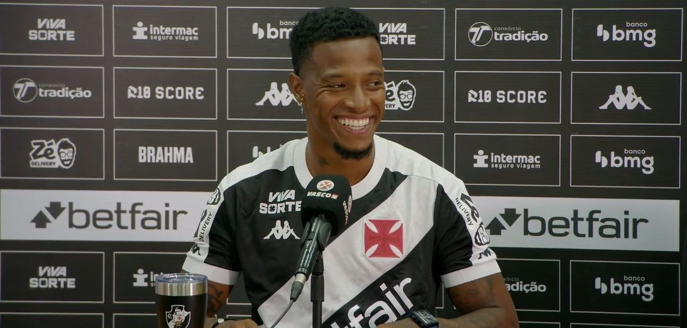 Procurado por outros clubes, Tchê Tchê é apresentado e explica a escolha pelo Vasco
