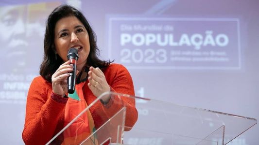 Tebet declarou que, com texto atual, alíquota do IVA deve ser de até 27%