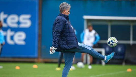 Técnico Renato Portaluppi tem duas dúvidas na escalação