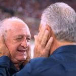 Flamengo x Atlético: Tite e Felipão dão abraço caloroso antes de duelo 