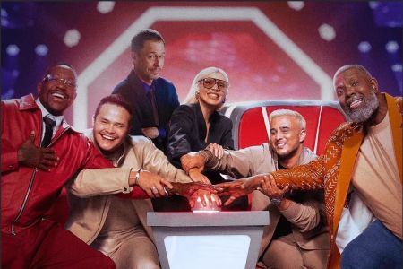 Técnicos do The Voice Brasil no SBT