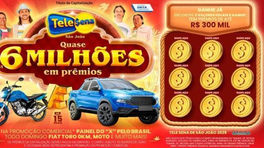 Flier da Tele Sena de São João 2025
