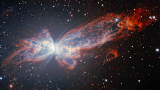Para celebrar os 25 anos da conclusão do Observatório Internacional Gemini, estudantes no Chile votaram para que o telescópio Gemini Sul fotografasse a NGC 6302