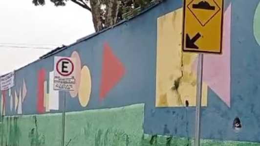 Tem placa, tem aviso, mas não tem quebra-mola