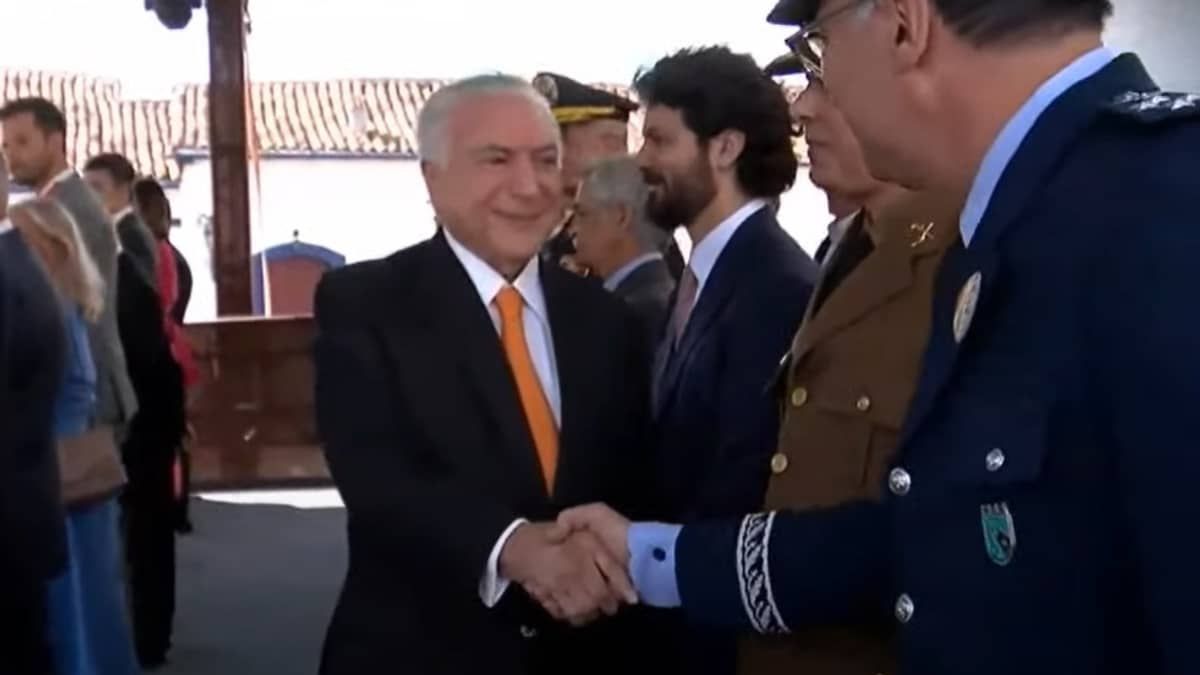 Em Ouro Preto, Temer chama Zema de ‘paladino da administração correta’ 