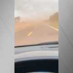 Tempestade de areia e ventos de 100 km/h atingem MS; temperatura cai 18 graus