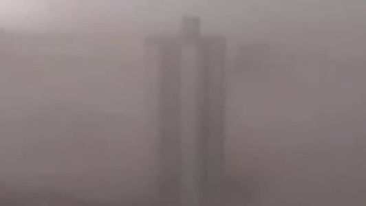 Tempestade areia encobre Manaus
