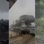 Tempestade volta a atingir BH após Carnaval; vídeos mostram chuva intensa e queda de árvore