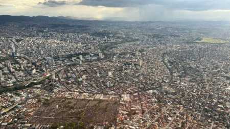 Tempo nublado na manhã de hoje em BH