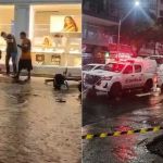 Temporal no Rio: duas pessoas sofrem choque elétrico em Copacabana