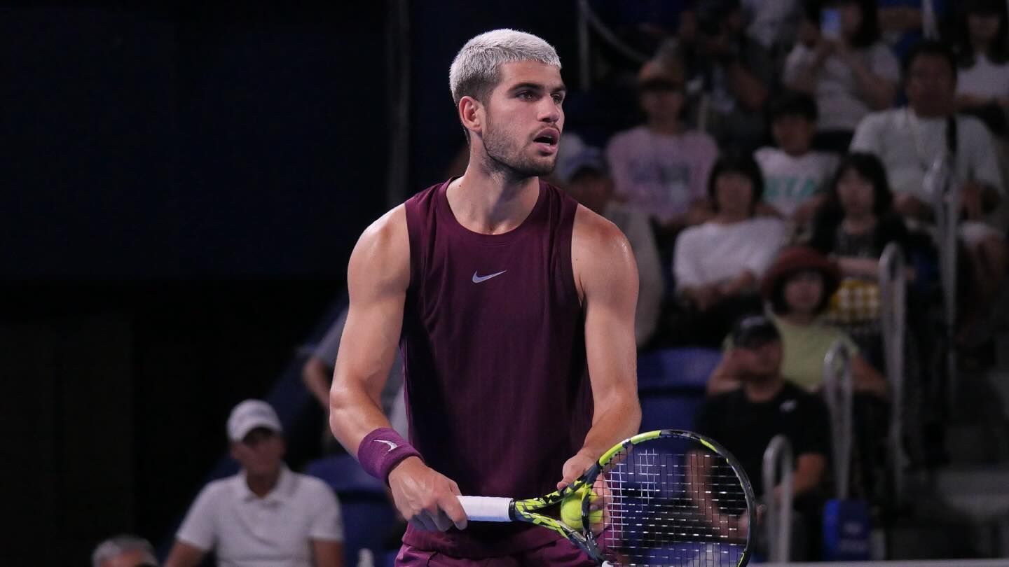 Alcaraz desiste de Masters 1000 de Xangai após título em Tóquio