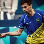 Paris 2024: brasileiro perde para vice-campeão olímpico e está eliminado no tênis de mesa