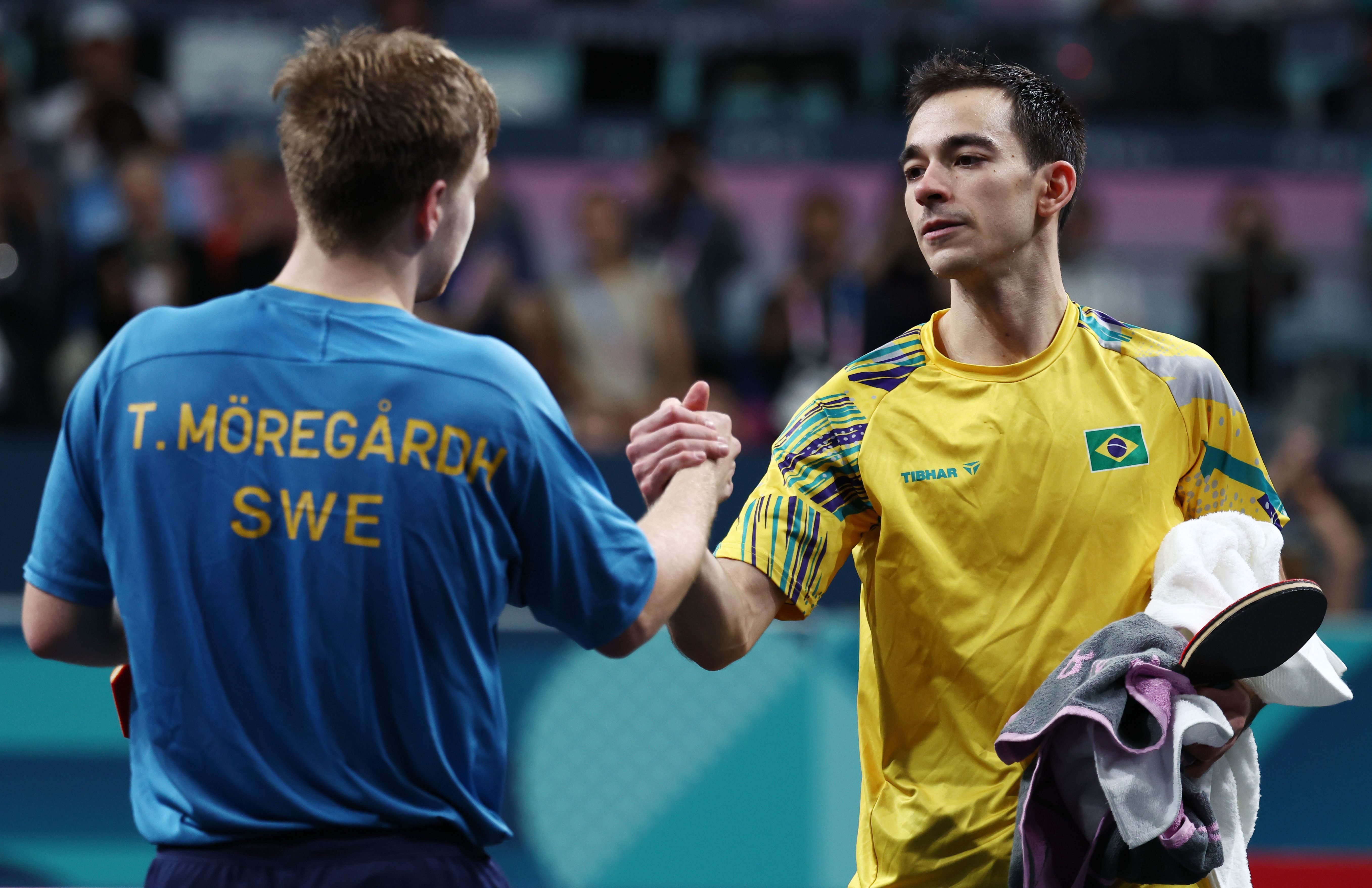 Com 'raiva' após semifinal, Calderano projeta disputa pelo bronze no tênis de mesa