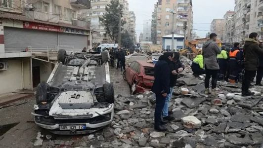 Terremoto causou destruição na Turquia