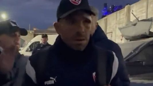 Tévez chegou no estádio com parte do rosto inchado