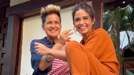 Lan Lahn e Nanda Costa