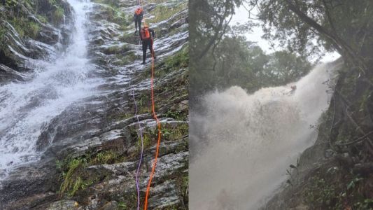 Vítima praticava rapel com um grupo na Serra do Cipó