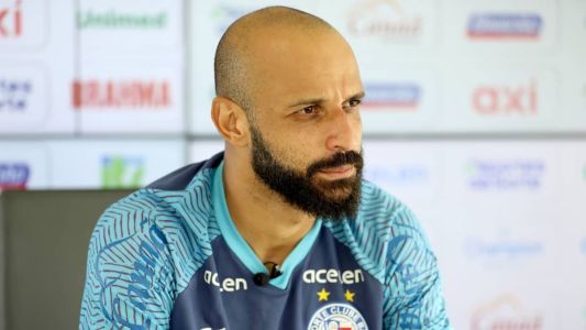 Thaciano em entrevista coletiva realizada  nesta sexta-feira (11)