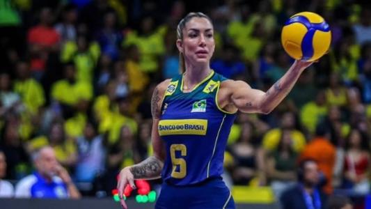 Thaisa Daher, central da Seleção Brasileira e do Minas