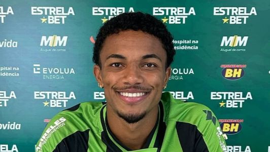 Thiago Borges, lateral-esquerdo da base que assinou contrato profissional com o América