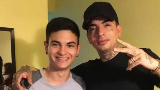 Thiago Dantas e o irmão MC Guimê