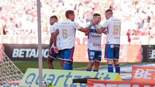 Thiago Galhardo fez o gol da vitória do Fortaleza sobre o Internacional