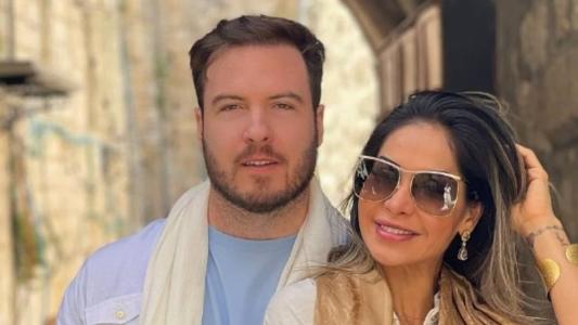 Thiago Nigro e Maíra Cardi ficaram noivos em Israel