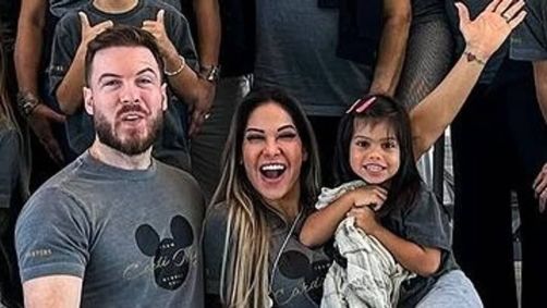 Thiago Nigro, Maíra Cardi e a filha, Sophia