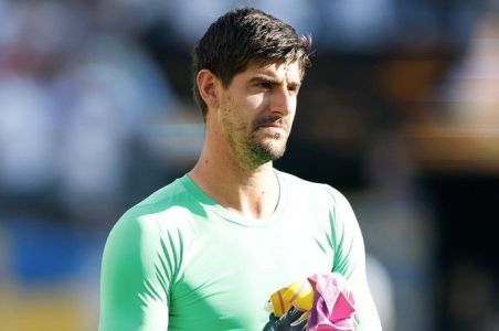 Thibaut Courtois após jogo do Real Madrid no Mundial de Clubes da Fifa