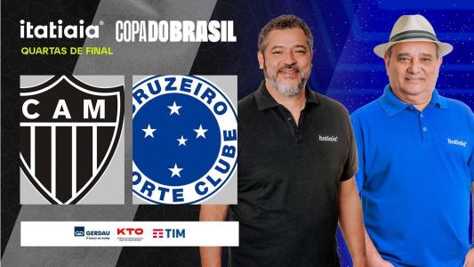 Itatiaia prepara cobertura especial para clássico entre Atlético e Cruzeiro pela Copa do Brasil