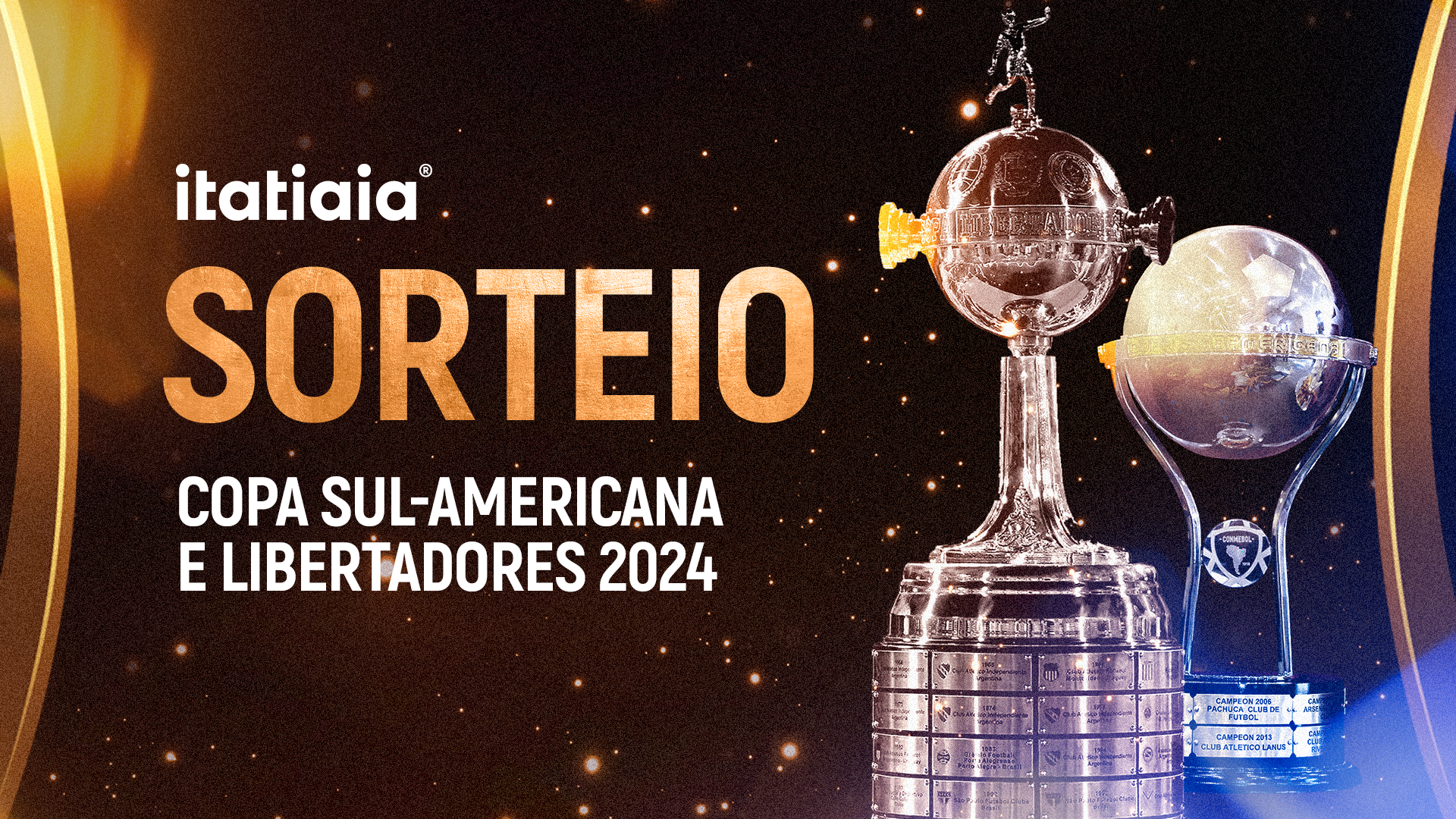 Ao vivo: siga o sorteio da Copa Libertadores e da Copa Sul-Americana 2024