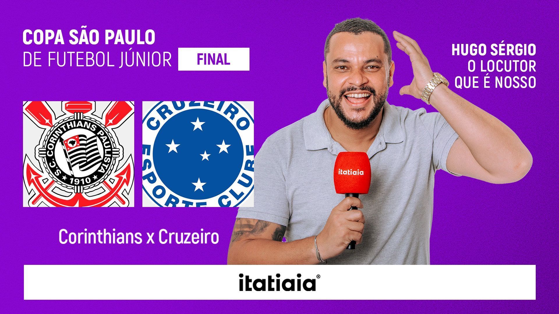 Corinthians x Cruzeiro: assista à transmissão da Itatiaia na final da Copa São Paulo