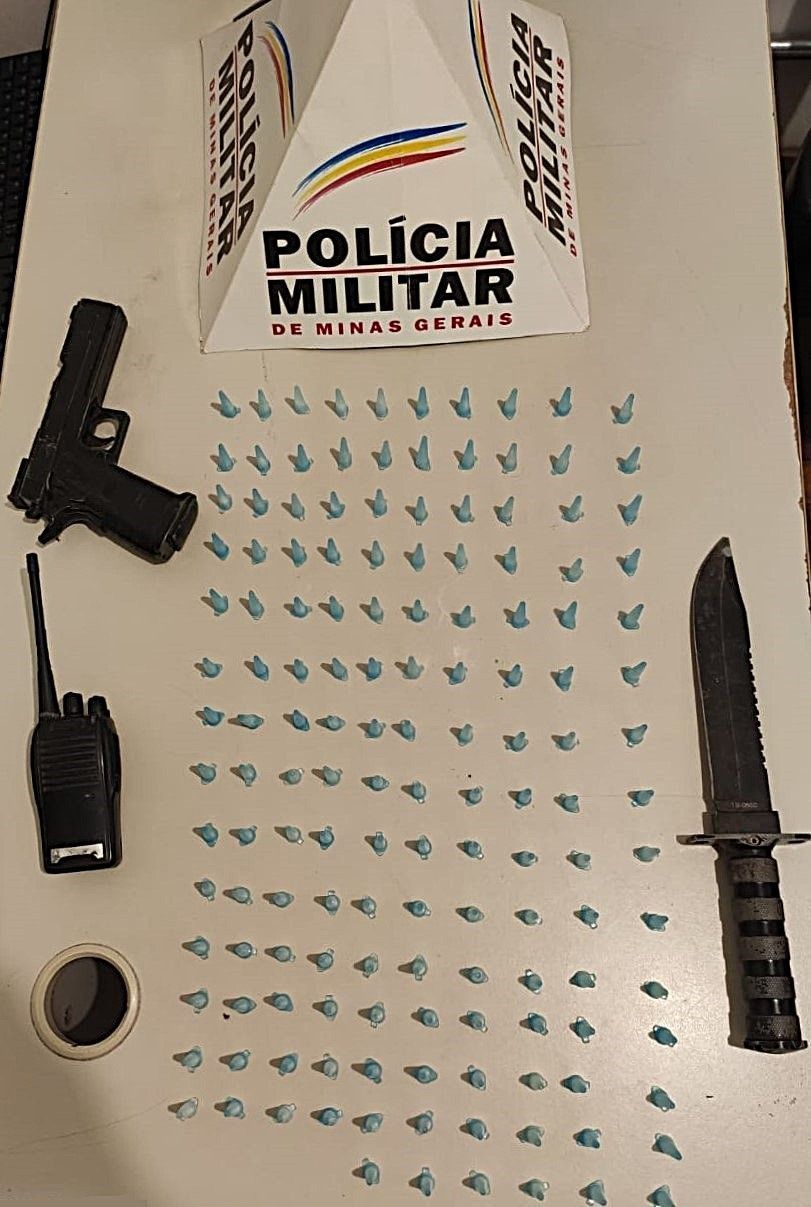 Polícia Militar prende homem por tráfico de drogas em Itabirito