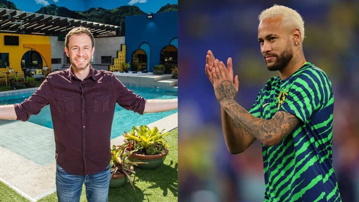 Tiago Leifert presta apoio a Neymar nas redes sociais 