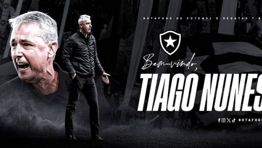 Tiago Nunes é o novo técnico do Botafogo