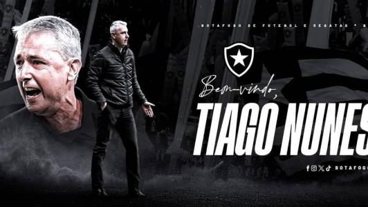 Tiago Nunes é o novo técnico do Botafogo