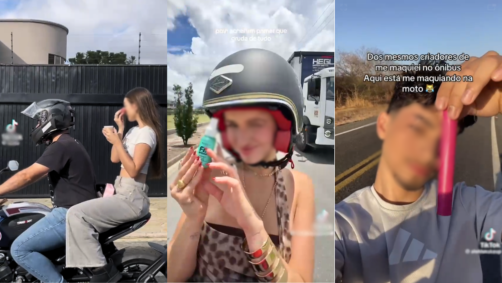 'Arrume-se comigo': entenda como forma de fazer uma 'trend' no TikTok viola o Código de Trânsito