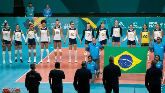 Time brasileiro de vôlei feminino está invicto no Pan