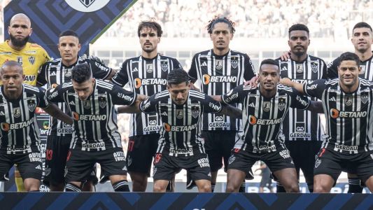 Time do Atlético no empate em 2 a 2 com o América, pela 13ª rodada do Campeonato Brasileiro 2023