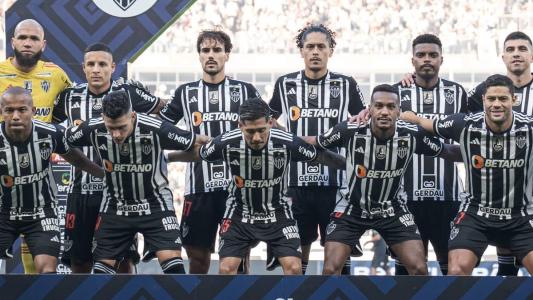 Time do Atlético no empate em 2 a 2 com o América, pela 13ª rodada do Campeonato Brasileiro 2023