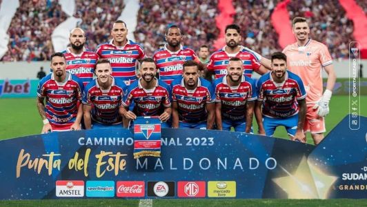 Time do Fortaleza, que fará hoje o mais importante jogo de sua história