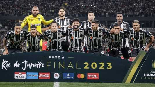 Time titular do Atlético na derrota por 1 a 0 para o Palmeiras