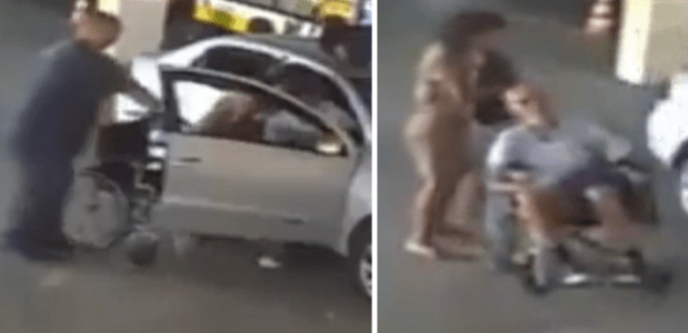 Foto mostra idoso morto sendo retirado de carro no Rio de Janeiro