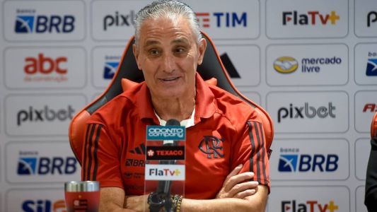 Tite em sua primeira entrevista como técnico do Flamengo