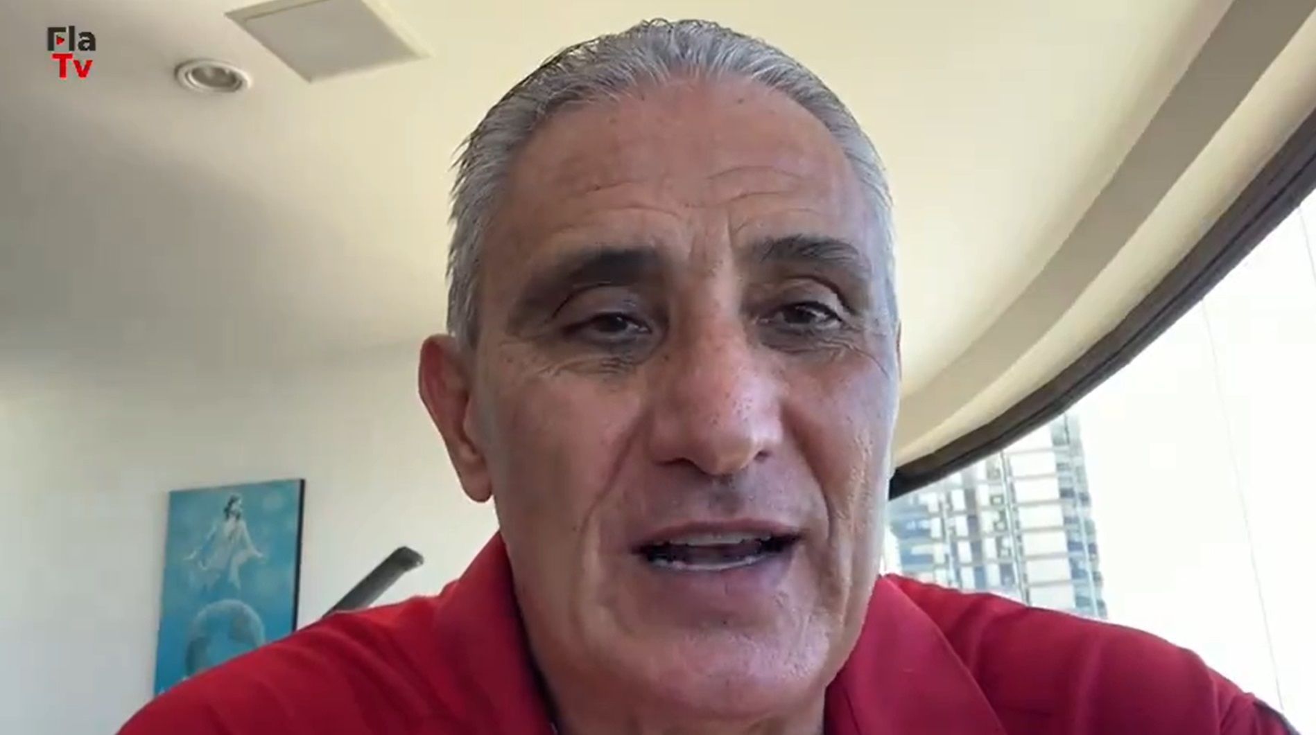 Tite, técnico do Flamengo, faz homenagem a Zagallo: 'Fica assim na história'