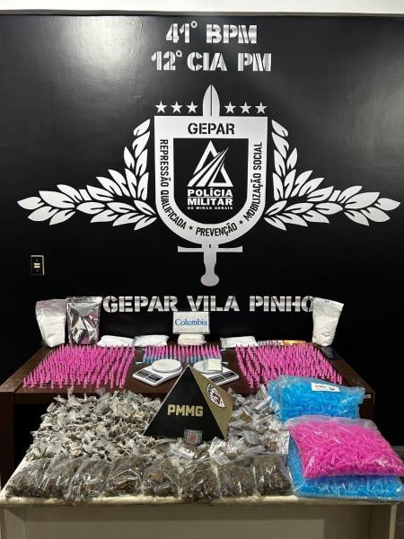 Toda a droga foi encontrada na casa do idoso, no bairro Corumbiara, na Região do Barreiro