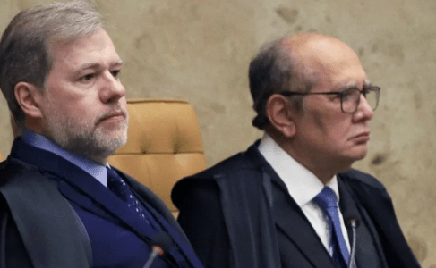 Ministros Dias Toffoli e Gilmar Mendes
