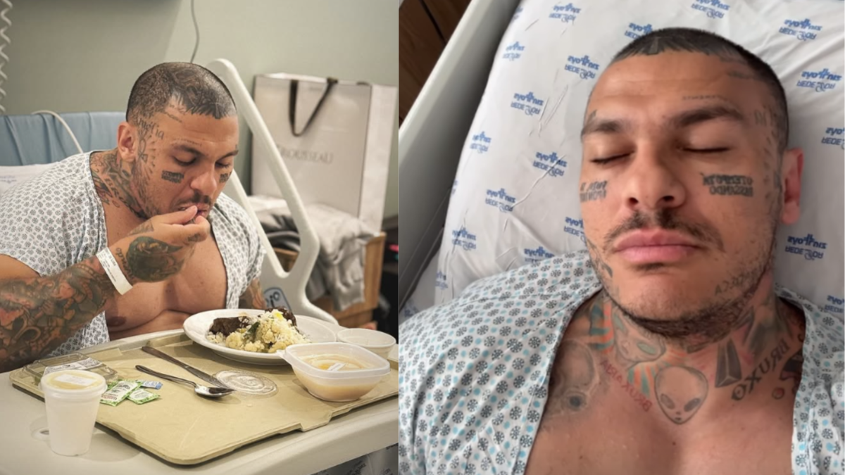 Internado na UTI após sentir dor no testículo, Toguro lamenta: 'Virada do ano na cama'